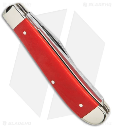 Case Mini Trapper Knife Smooth Red G-10 (2.9" Polish) 45402 5 Case Mini Trapper Knife Smooth Red G-10 (2.9" Polish) 45402 - Image 3