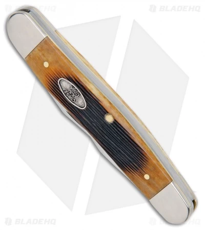 Case Muskrat Pocket Knife 3.875" Antique Bone Barnboard Jig (MUSKRAT SS) 25154 4 Case Muskrat Pocket Knife 3.875" Antique Bone Barnboard Jig (MUSKRAT SS) 25154 - Image 2