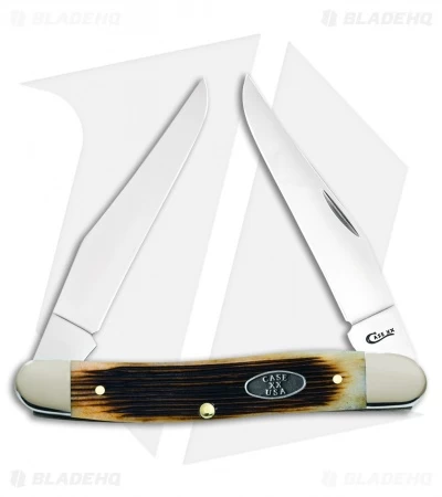 Case Muskrat Pocket Knife 3.875" Antique Bone Barnboard Jig (MUSKRAT SS) 25154 3 Case Muskrat Pocket Knife 3.875" Antique Bone Barnboard Jig (MUSKRAT SS) 25154