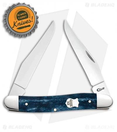 Case Muskrat Knife 3.875" Mediterranean Blue Bone (MUSKRAT SS) 11197 4 Case Muskrat Knife 3.875" Mediterranean Blue Bone (MUSKRAT SS) 11197 - Image 2