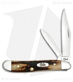Case Peanut Pocket Knife 2.875" Jigged Red Stag (R5220 SS) 9443
