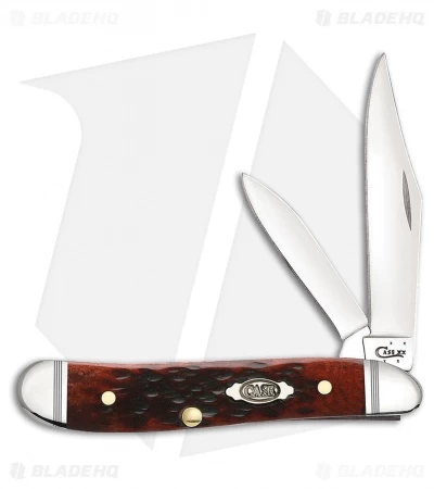 Case Peanut Pocket Knife 2.875" Jigged Walnut Bone (6220 SS) 26023 3 Case Peanut Pocket Knife 2.875" Jigged Walnut Bone (6220 SS) 26023
