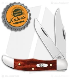 Case Pocket Hunter Knife 2.75" Smooth Chestnut Bone (62165 SS) 5 Case Pocket Hunter Knife 2.75" Smooth Chestnut Bone (62165 SS) -Knives Shop Case Pocket Hunter Smooth Chestnut Bone SS 28907 BHQ 108045 jr bottlecap