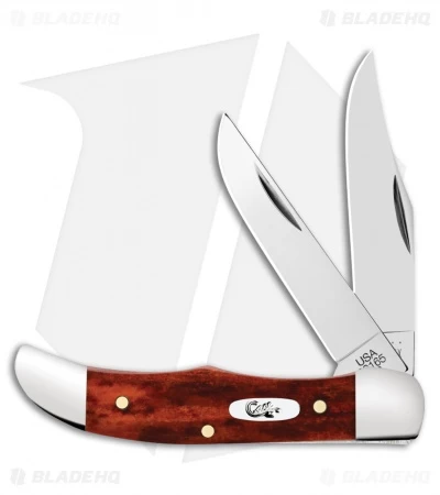 Case Pocket Hunter Knife 2.75" Smooth Chestnut Bone (62165 SS) 3 Case Pocket Hunter Knife 2.75" Smooth Chestnut Bone (62165 SS)