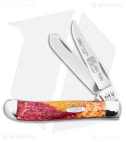 Case Premier Edition Mini Trapper Knife 3.5" Golden Ruby Corelon 9207GR