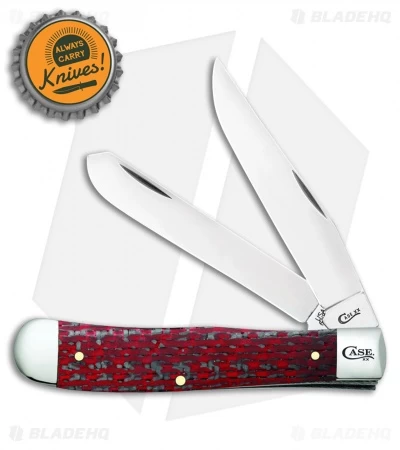 Red & Black Carbon Fiber/G-10 Weave Smooth Trapper (10254 CV) 4 Red & Black Carbon Fiber/G-10 Weave Smooth Trapper (10254 CV) - Image 2