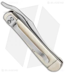 Case Russlock Liner Lock Knife 4.25" Harley-Davidson Smooth Bone (61953LC SS) 8 Case Russlock Liner Lock Knife 4.25" Harley-Davidson Smooth Bone (61953LC SS) -Knives Shop Case Russlock LL Harley Davidson Smooth Bone SS BHQ 95417 jr side