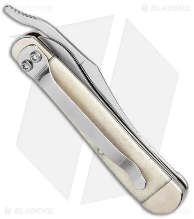 Case Russlock Liner Lock Knife 4.25" Harley-Davidson Smooth Bone (61953LC SS) 5 Case Russlock Liner Lock Knife 4.25" Harley-Davidson Smooth Bone (61953LC SS) - Image 3