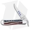 Case Russlock Liner Lock Knife 4.25" Star Spangled Smooth Bone (61953L SS) 64133 -Knives Shop Case Russlock LL Star Spangled Smooth Bone BHQ 75473 jr