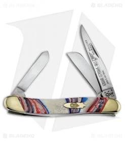 Case Slanted Bolster Medium Stockman Knife 3.625" Star Spangled Banner Corelon