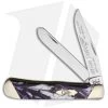 Case Slanted Bolster Trapper Knife 4.125" Purple Passion Corelon (9254 SS)