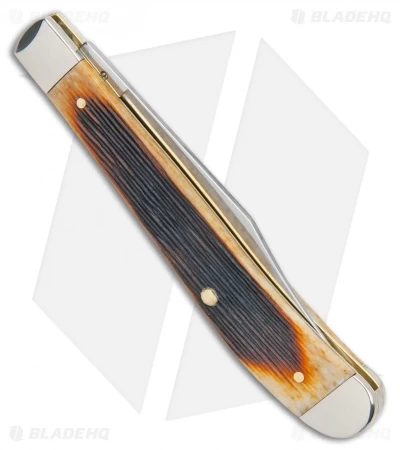 Case Slimline Trapper Knife 4.125" Antique Barnboard Jig Bone (61048 SS) 25157 5 Case Slimline Trapper Knife 4.125" Antique Barnboard Jig Bone (61048 SS) 25157 - Image 3