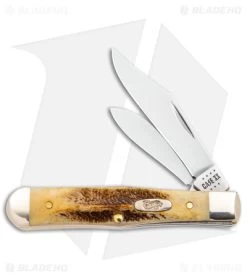 Case Small Swell Center Jack Knife 3" Case 6.5 BoneStag (6.5225 1/2 SS) 65326