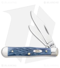 Case Small Swell Center Jack Knife 3" Pocket Worn Gray Bone/Jig (6225 1/2 CS)