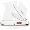 Case Small Swell Center Jack Knife 3" White Synthetic Jig (6225 1/2 SS) -Knives Shop Case Small Swell Center Jack White Synthetic Jig SS BHQ 140667 jr