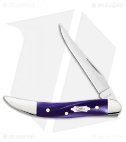 Case Small Texas Toothpick 3.00" Wicked Purple Kirinite (1010096 SS) 17333