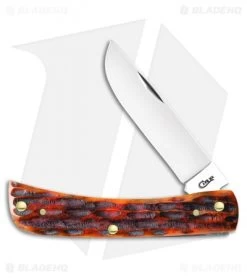 Case Sod Buster Jr Knife 3.6" Deep Canyon Autumn Jig Bone (6137 SS) 10986
