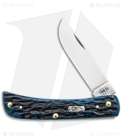 Case Sod Buster Jr Knife 2.8" Pocket Worn Blue Bone/Peach Seed Jig (6137 SS) 3 Case Sod Buster Jr Knife 2.8" Pocket Worn Blue Bone/Peach Seed Jig (6137 SS)