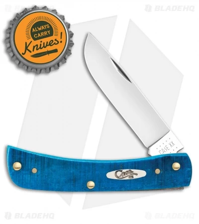 Case Sodbuster Jr. Knife 3.625" Caribbean Blue Sawcut Bone (6137 SS) 25590 4 Case Sodbuster Jr. Knife 3.625" Caribbean Blue Sawcut Bone (6137 SS) 25590 - Image 2