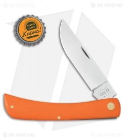 Case Sodbuster Pocket Knife 4.75" Orange Synthetic (4138 SS) 80512 -Knives Shop Case Sodbuster Orange Synthetic 80512 BHQ 108219 jr bottlecap