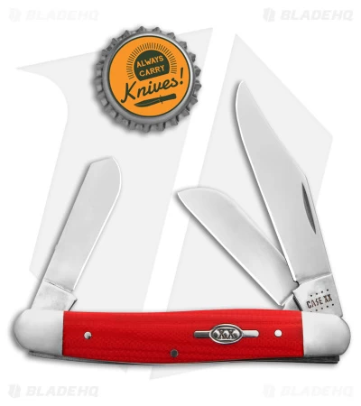 Case Stockman Knife Smooth Red G-10 (3" Polish) 45401 6 Case Stockman Knife Smooth Red G-10 (3" Polish) 45401 - Image 4