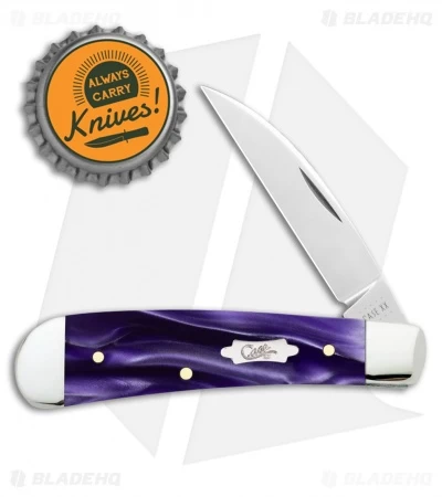 Case Sway Back Pocket Knife 3.125" Wicked Purple Kirinite (TB101117 SS) 17334 4 Case Sway Back Pocket Knife 3.125" Wicked Purple Kirinite (TB101117 SS) 17334 - Image 2