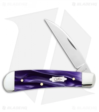 Case Sway Back Pocket Knife 3.125" Wicked Purple Kirinite (TB101117 SS) 17334 3 Case Sway Back Pocket Knife 3.125" Wicked Purple Kirinite (TB101117 SS) 17334
