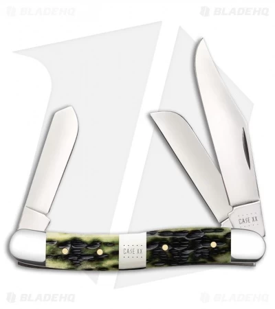 Case Tang Stamp Series Mint Set Olive Green Bone Peachseed Jig W/ Wood Box 4 Case Tang Stamp Series Mint Set Olive Green Bone Peachseed Jig W/ Wood Box - Image 2