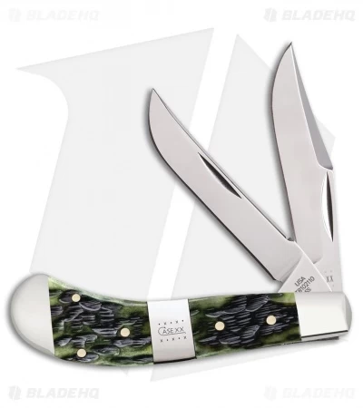 Case Tang Stamp Series Mint Set Olive Green Bone Peachseed Jig W/ Wood Box 6 Case Tang Stamp Series Mint Set Olive Green Bone Peachseed Jig W/ Wood Box - Image 4