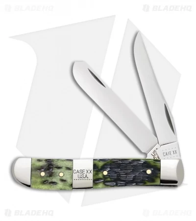 Case Tang Stamp Series Mint Set Olive Green Bone Peachseed Jig W/ Wood Box 9 Case Tang Stamp Series Mint Set Olive Green Bone Peachseed Jig W/ Wood Box - Image 7