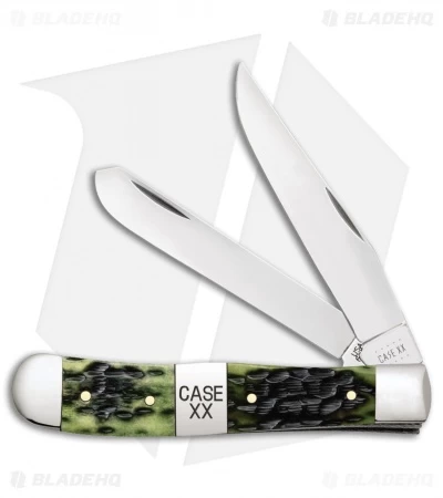 Case Tang Stamp Series Mint Set Olive Green Bone Peachseed Jig W/ Wood Box 11 Case Tang Stamp Series Mint Set Olive Green Bone Peachseed Jig W/ Wood Box - Image 9