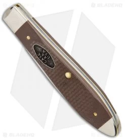 Case Teardrop Pocket Knife 3.625" Earth Brown G-10 (TB61028 SS) 23309 -Knives Shop Case Tear Trop Earth Brown G 10 SS 23309 BHQ 88871 jr spine