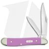 Case Teardrop Pocket Knife Lilac Ichthus Synthetic (TB41028 SS) 39165 -Knives Shop Case Teardrop Pocket Knife Lilac Ichthus Synthetic SS 39165 BHQ 123352 jr