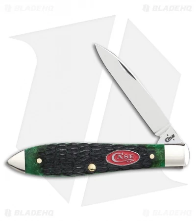Case Teardrop Traditional Knife 3.5" Bermuda Green Jig Bone (TB61028 SS) 23059 3 Case Teardrop Traditional Knife 3.5" Bermuda Green Jig Bone (TB61028 SS) 23059