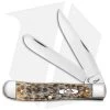 Case Trapper Knife 4.25" Burnt Gray Peach Seed Bone Jig (6254 SS) 27770 -Knives Shop Case Trapper Burnt Gray Peach Seed Bone Jig 27770 BHQ 102781 jr