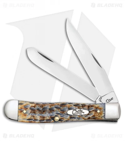Case Trapper Knife 4.25" Burnt Gray Peach Seed Bone Jig (6254 SS) 27770 3 Case Trapper Knife 4.25" Burnt Gray Peach Seed Bone Jig (6254 SS) 27770