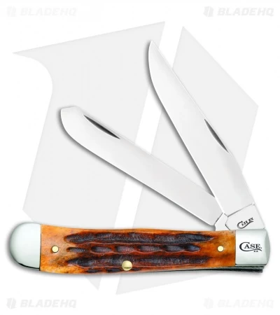 Case Trapper Knife 4.25" Deep Canyon Autumn Bone Jig (6254 SS) 10980 3 Case Trapper Knife 4.25" Deep Canyon Autumn Bone Jig (6254 SS) 10980