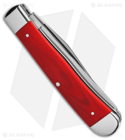 Case Trapper Knife Smooth Red G-10 (3.25" Polish) 45400 5 Case Trapper Knife Smooth Red G-10 (3.25" Polish) 45400 - Image 3