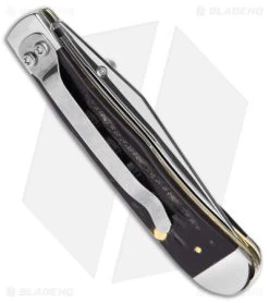 Case Kickstart TrapperLock Assisted Knife 4.1" Jigged Buffalo Horn (BH154AC SS) -Knives Shop Case Trapper Lock Kickstart Jigged Buffallo Horn BHQ 123421 td side
