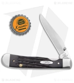 Case Kickstart TrapperLock Assisted Knife 4.1" Jigged Buffalo Horn (BH154AC SS) -Knives Shop Case Trapper Lock Kickstart Jigged Buffallo Horn BHQ 123421 td size