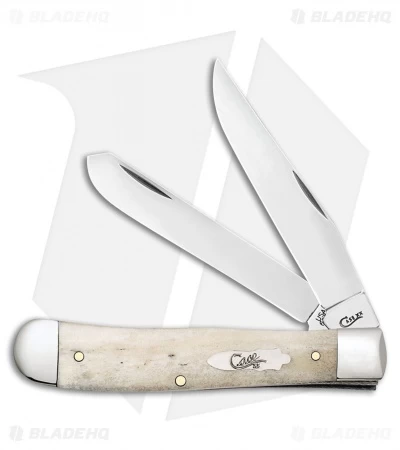 Case Trapper Knife 4.125" Natural Bone Smooth (6254 SS) 130550 3 Case Trapper Knife 4.125" Natural Bone Smooth (6254 SS) 130550
