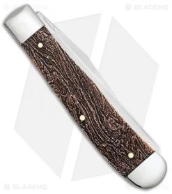 Case Trapper Pocket Knife 4.125" Valley Jig Bone (6254 SS) 49953 -Knives Shop Case Trapper Pocket Valley Jig Bone BHQ 101883 jr side