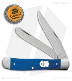 Case Trapper Pocket Knife 4.125" Smooth Blue G-10 (10254 SS) -Knives Shop Case Trapper Smooth Blue G 10 SS 16740 BHQ 108048 jr bottlecap