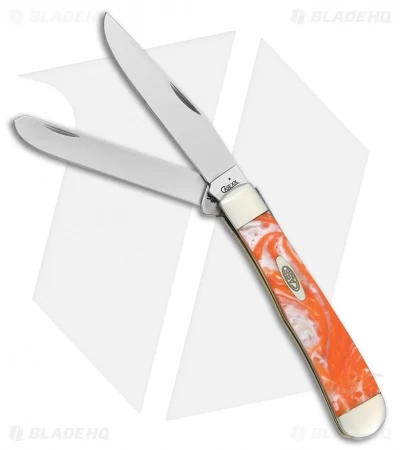 Case Trapper Knife 4.125" Tennessee Orange Corelon (9254 SS) 9254TN 3 Case Trapper Knife 4.125" Tennessee Orange Corelon (9254 SS) 9254TN