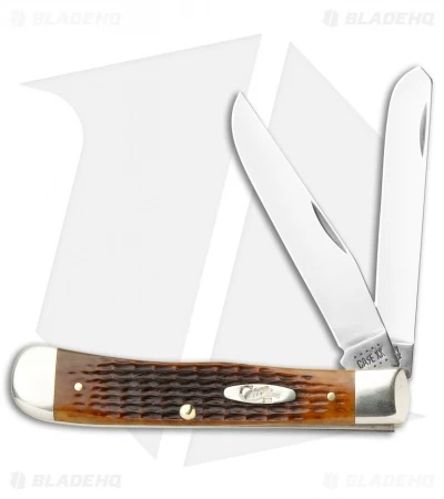 Case Trapper Traditional Knife 4.125" Antique Corn Cob Jigged Bone (6254 SS) 3 Case Trapper Traditional Knife 4.125" Antique Corn Cob Jigged Bone (6254 SS)