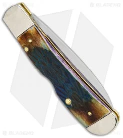 Case Tribal Lock Knife 4.125" Burnt Purple Bone Tribal Jig (TB612010L SS) 61800 8 Case Tribal Lock Knife 4.125" Burnt Purple Bone Tribal Jig (TB612010L SS) 61800 -Knives Shop Case Tribal Burnt Purple Bone Tribal Jig SS 61800 BHQ 101129 jr side