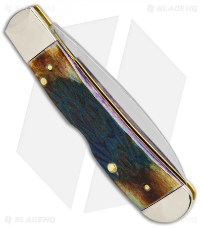 Case Tribal Lock Knife 4.125" Burnt Purple Bone Tribal Jig (TB612010L SS) 61800 5 Case Tribal Lock Knife 4.125" Burnt Purple Bone Tribal Jig (TB612010L SS) 61800 - Image 3