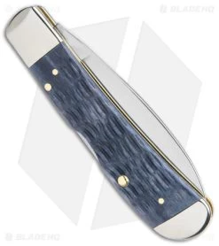 Case Tribal Lock Pocket Knife Gray Bone CV Crandall Jig (TB612010L CV) 58411 -Knives Shop Case Tribal Lock Gray Bone CV Crandall Jig BHQ 123445 jr side