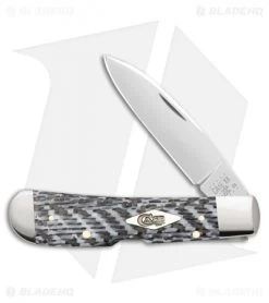 Case Tribal Lock Pocket Knife 4.125" White/Black CF/G-10 (TB1012010L SS) 38928