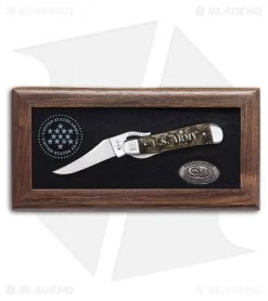 Case US Army Russlock Liner Lock Knife 4.25" Commemorative Gift Set 15031